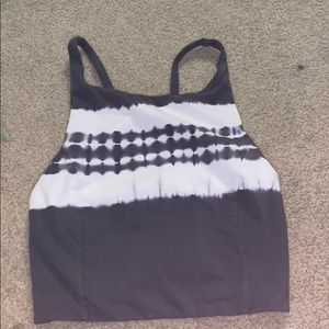 Gray & White Aerie Bralette